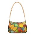 thumbnail image 1 of FORMRS Womens Shoulder Bag with Chain Strap Clutch Purse Cute Tote Handbag, Retro Autumn Leaves, 1 of 7