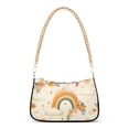 thumbnail image 1 of FORMRS Womens Shoulder Bag with Chain Strap Clutch Purse Cute Tote Handbag, Retro Rainbow, 1 of 7