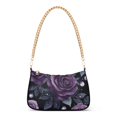 thumbnail image 1 of FORMRS Womens Shoulder Bag with Chain Strap Clutch Purse Cute Tote Handbag, Roses and Pearls, 1 of 7