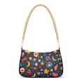 thumbnail image 1 of FORMRS Womens Shoulder Bag with Chain Strap Clutch Purse Cute Tote Handbag, Small Space Pattern, 1 of 7