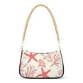 thumbnail image 1 of FORMRS Womens Shoulder Bag with Chain Strap Clutch Purse Cute Tote Handbag, Starfish Seashell, 1 of 7