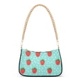 thumbnail image 1 of FORMRS Womens Shoulder Bag with Chain Strap Clutch Purse Cute Tote Handbag, Strawberry Pattern, 1 of 7