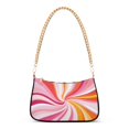 thumbnail image 1 of FORMRS Womens Shoulder Bag with Chain Strap Clutch Purse Cute Tote Handbag, Swirling Lines, 1 of 7