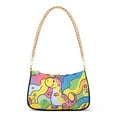 thumbnail image 1 of FORMRS Womens Shoulder Bag with Chain Strap Clutch Purse Cute Tote Handbag, Vibrant Dinosaur, 1 of 7