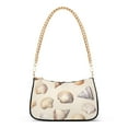 thumbnail image 1 of FORMRS Womens Shoulder Bag with Chain Strap Clutch Purse Cute Tote Handbag, Watercolor Seashells, 1 of 7
