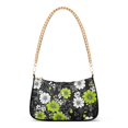 thumbnail image 1 of FORMRS Womens Shoulder Bag with Chain Strap Clutch Purse Cute Tote Handbag, White Flower Pattern, 1 of 7
