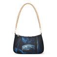 thumbnail image 1 of FORMRS Womens Shoulder Bag with Chain Strap Clutch Purse Cute Tote Handbag, Window Earth, 1 of 7