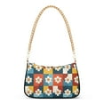 thumbnail image 1 of FORMRS Womens Shoulder Bag with Chain Strap Clutch Purse Cute Tote Handbag, Yellow Checkered Daisy, 1 of 7