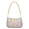 thumbnail image 1 of FORMRS Womens Shoulder Bag with Chain Strap Clutch Purse Cute Tote Handbag, Yellow Wildflower Pattern, 1 of 7