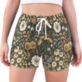 thumbnail image 1 of FORMRS Womens Swim Shorts Mesh Liner Quick Dry Casual Beach Board Bottom with Pockets, Sizes S-2XL, Floral Wilderness Pattern, 1 of 9