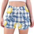 thumbnail image 1 of FORMRS Womens Swim Shorts Mesh Liner Quick Dry Casual Beach Board Bottom with Pockets, Sizes S-2XL, Light Lemon, 1 of 9