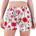 thumbnail image 1 of FORMRS Womens Swim Shorts Mesh Liner Quick Dry Casual Beach Board Bottom with Pockets, Sizes S-2XL, Pink Floral, 1 of 9