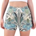 thumbnail image 1 of FORMRS Womens Swim Shorts Mesh Liner Quick Dry Casual Beach Board Bottom with Pockets, Sizes S-2XL, Vibrant Abstract Design, 1 of 9