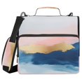 thumbnail image 1 of FORMRS Zipper Binder with Shoulder Strap 2-inch Ring 500 Sheet Capacity File Bag, Abstract Painting, 1 of 5