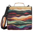 thumbnail image 1 of FORMRS Zipper Binder with Shoulder Strap 2-inch Ring 500 Sheet Capacity File Bag, Artistic Desert Pattern, 1 of 5