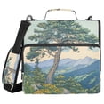 thumbnail image 1 of FORMRS Zipper Binder with Shoulder Strap 2-inch Ring 500 Sheet Capacity File Bag, Beige Mountain, 1 of 5