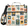 thumbnail image 1 of FORMRS Zipper Binder with Shoulder Strap 2-inch Ring 500 Sheet Capacity File Bag, Beige Playful Stamp, 1 of 5