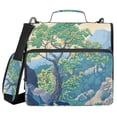 thumbnail image 1 of FORMRS Zipper Binder with Shoulder Strap 2-inch Ring 500 Sheet Capacity File Bag, Beige Tree, 1 of 5