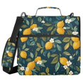 thumbnail image 1 of FORMRS Zipper Binder with Shoulder Strap 2-inch Ring 500 Sheet Capacity File Bag, Blue Lemons, 1 of 5