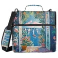 thumbnail image 1 of FORMRS Zipper Binder with Shoulder Strap 2-inch Ring 500 Sheet Capacity File Bag, Blue Sea, 1 of 5