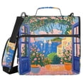 thumbnail image 1 of FORMRS Zipper Binder with Shoulder Strap 2-inch Ring 500 Sheet Capacity File Bag, Blue Window, 1 of 5