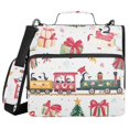 thumbnail image 1 of FORMRS Zipper Binder with Shoulder Strap 2-inch Ring 500 Sheet Capacity File Bag, Christmas Penguin, 1 of 5