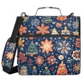 thumbnail image 1 of FORMRS Zipper Binder with Shoulder Strap 2-inch Ring 500 Sheet Capacity File Bag, Christmas Splendor, 1 of 5