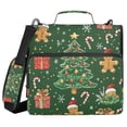 thumbnail image 1 of FORMRS Zipper Binder with Shoulder Strap 2-inch Ring 500 Sheet Capacity File Bag, Christmas Tree, 1 of 5