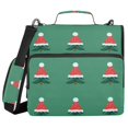 thumbnail image 1 of FORMRS Zipper Binder with Shoulder Strap 2-inch Ring 500 Sheet Capacity File Bag, Christmas Trees, 1 of 5