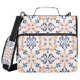 thumbnail image 1 of FORMRS Zipper Binder with Shoulder Strap 2-inch Ring 500 Sheet Capacity File Bag, Colorful Abstract Pattern, 1 of 5