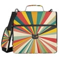 thumbnail image 1 of FORMRS Zipper Binder with Shoulder Strap 2-inch Ring 500 Sheet Capacity File Bag, Colorful Cat, 1 of 5