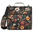 thumbnail image 1 of FORMRS Zipper Binder with Shoulder Strap 2-inch Ring 500 Sheet Capacity File Bag, Colorful Flower, 1 of 5