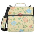thumbnail image 1 of FORMRS Zipper Binder with Shoulder Strap 2-inch Ring 500 Sheet Capacity File Bag, Colorful Flower, 1 of 5