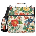 thumbnail image 1 of FORMRS Zipper Binder with Shoulder Strap 2-inch Ring 500 Sheet Capacity File Bag, Colorful Flowers Pattern, 1 of 5