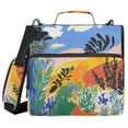 thumbnail image 1 of FORMRS Zipper Binder with Shoulder Strap 2-inch Ring 500 Sheet Capacity File Bag, Colorful Landscape, 1 of 5