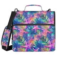 thumbnail image 1 of FORMRS Zipper Binder with Shoulder Strap 2-inch Ring 500 Sheet Capacity File Bag, Colorful Starfish, 1 of 5