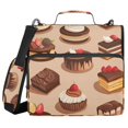 thumbnail image 1 of FORMRS Zipper Binder with Shoulder Strap 2-inch Ring 500 Sheet Capacity File Bag, Creamy Cake, 1 of 5