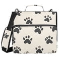 thumbnail image 1 of FORMRS Zipper Binder with Shoulder Strap 2-inch Ring 500 Sheet Capacity File Bag, Cute Cat Paw, 1 of 5
