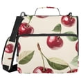 thumbnail image 1 of FORMRS Zipper Binder with Shoulder Strap 2-inch Ring 500 Sheet Capacity File Bag, Cute Cherry, 1 of 5
