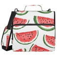 thumbnail image 1 of FORMRS Zipper Binder with Shoulder Strap 2-inch Ring 500 Sheet Capacity File Bag, Cute Watermelon, 1 of 5
