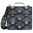 thumbnail image 1 of FORMRS Zipper Binder with Shoulder Strap 2-inch Ring 500 Sheet Capacity File Bag, Elegance Art Pattern, 1 of 5