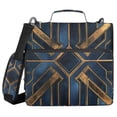 thumbnail image 1 of FORMRS Zipper Binder with Shoulder Strap 2-inch Ring 500 Sheet Capacity File Bag, Elegant Geometric Pattern, 1 of 5