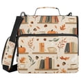thumbnail image 1 of FORMRS Zipper Binder with Shoulder Strap 2-inch Ring 500 Sheet Capacity File Bag, Fall Book Shelf, 1 of 5