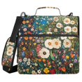thumbnail image 1 of FORMRS Zipper Binder with Shoulder Strap 1.5-inch Ring 500 Sheet Capacity File Bag, Floral Garden, 1 of 5