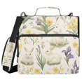 thumbnail image 1 of FORMRS Zipper Binder with Shoulder Strap 1.5-inch Ring 500 Sheet Capacity File Bag, Floral Rabbit, 1 of 5