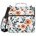 thumbnail image 1 of FORMRS Zipper Binder with Shoulder Strap 2-inch Ring 500 Sheet Capacity File Bag, Flowers Pattern, 1 of 5