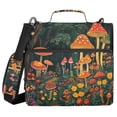 thumbnail image 1 of FORMRS Zipper Binder with Shoulder Strap 2-inch Ring 500 Sheet Capacity File Bag, Forest Mushroom, 1 of 5