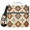 thumbnail image 1 of FORMRS Zipper Binder with Shoulder Strap 2-inch Ring 500 Sheet Capacity File Bag, Geometric Designs, 1 of 5