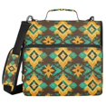 thumbnail image 1 of FORMRS Zipper Binder with Shoulder Strap 2-inch Ring 500 Sheet Capacity File Bag, Geometric Patterns, 1 of 5