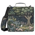 thumbnail image 1 of FORMRS Zipper Binder with Shoulder Strap 2-inch Ring 500 Sheet Capacity File Bag, Green Forest Scene, 1 of 5